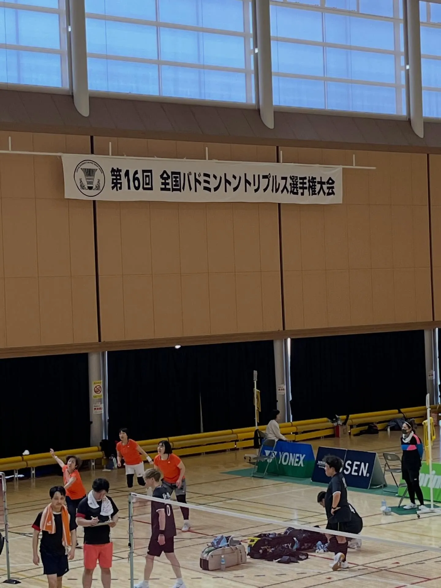 第16回全国バドミントントリプルス選手権大会の仙台最終日が活...